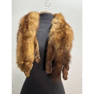 Vintage Mink Fur Stole Scarf Wrap Collar ATW Frost Bros San Antonio